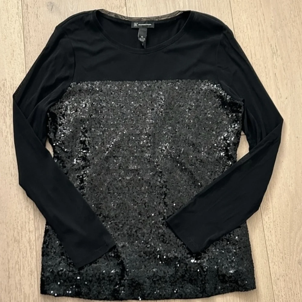 INC Womens Sequence Top Size L - Picture 3 of 5
